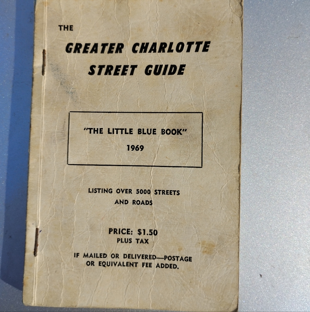 The Greater Charlotte Street Guide 1969 - Charlotte, NC